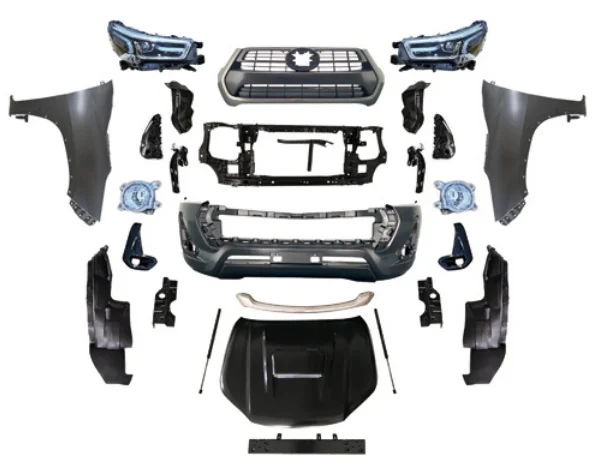 

high quality auto car accessories bodykit body kit sets for TOYOTA HILUX VIGO 2008-2012 upgrade to REVO 2016