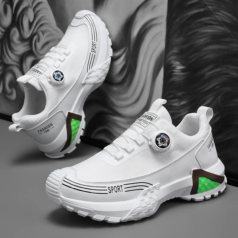 

Quality Men Golf Shoes Non Slip Lightweight Sneakers for Golfers Walking Footwears Male