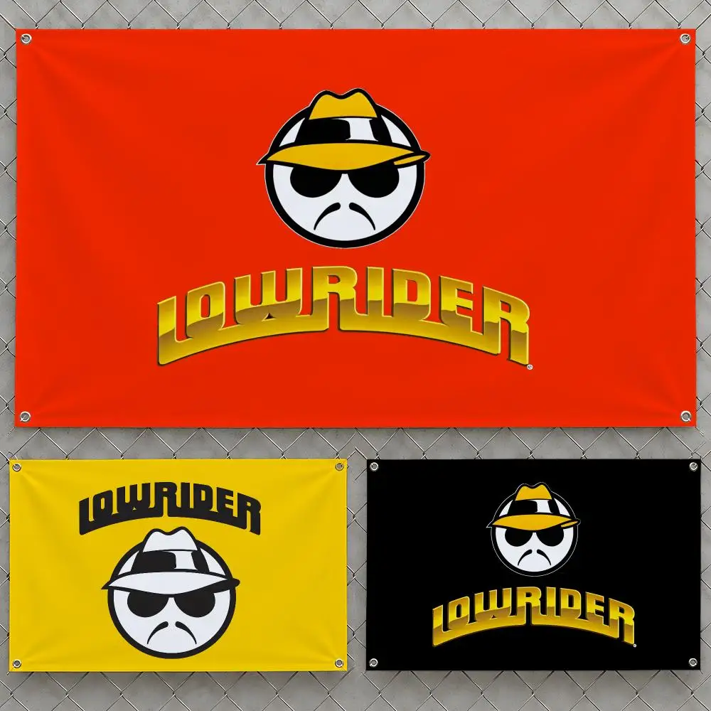 Car Lowrider Hydraulics Chicano Culture Flags Wall Hanging Flag Banners For Birthday Parties Outdoor Bedroom Dorm Room Decor