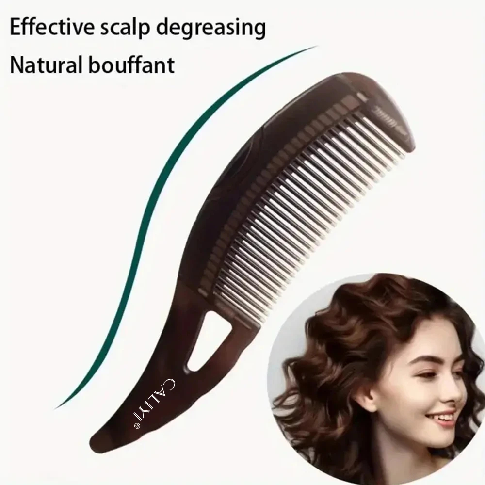 CALIYI Anti-Dandruff No-Shampoo Scalp Cleansing Comb Scalp Massage Hair Brush Comb Portable Hair Tools Remove Grease