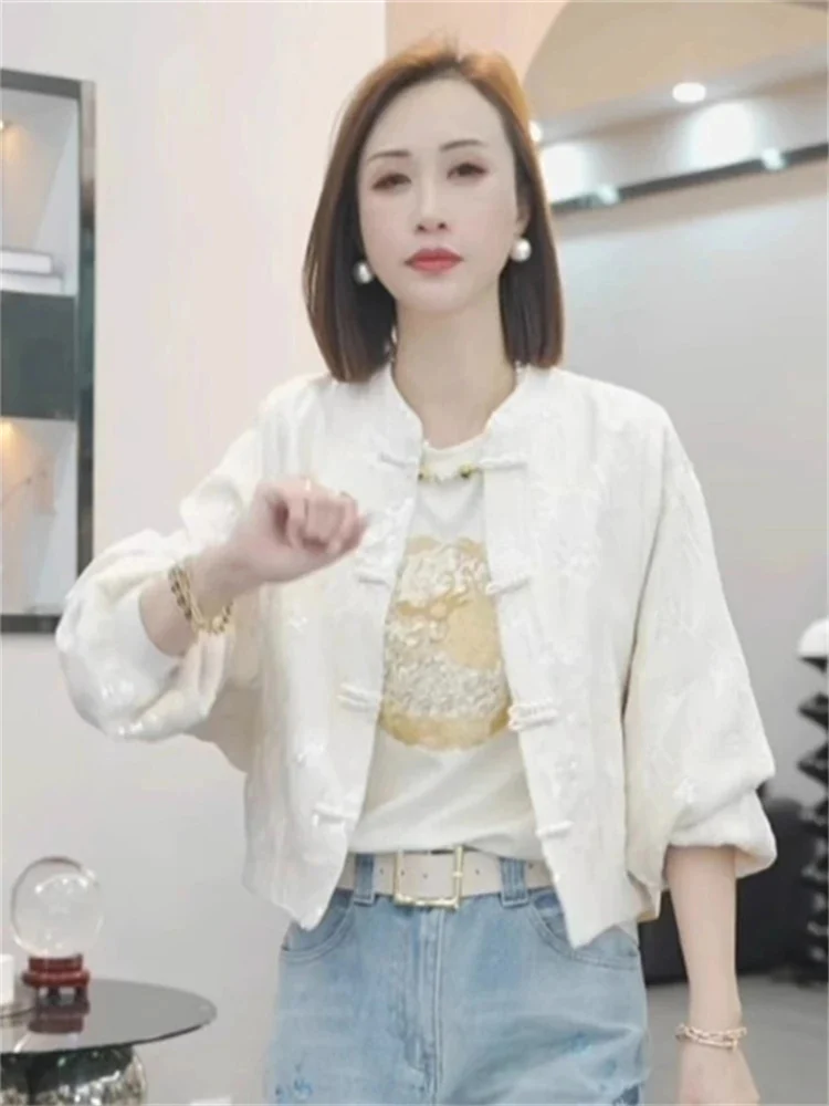 

Новая китайская женская верхняя одежда в стиле ретро для весеннего сезона: уникальная, очень красивая, модная новинка