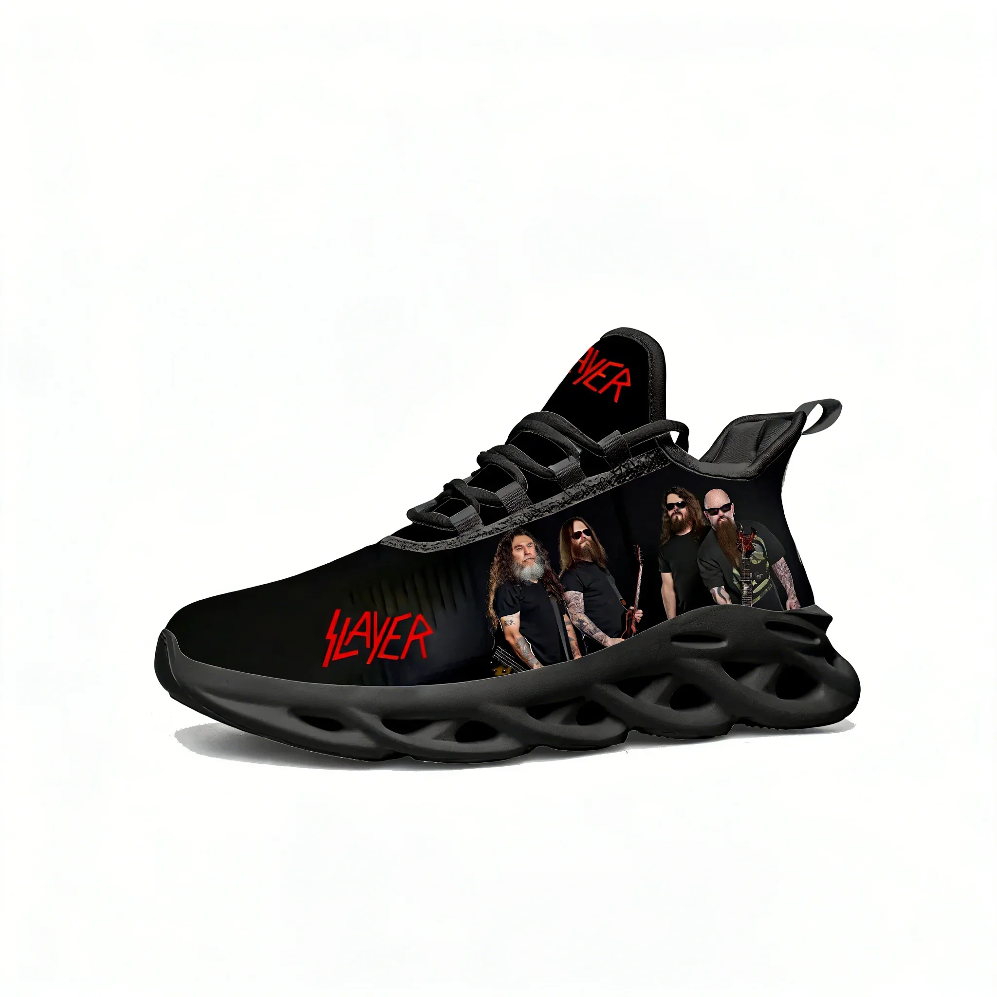 

Кроссовки Slayer Lace Mesh: мужские и женские спортивные кроссовки на плоской подошве, высококачественные, удобные, с возможностью индивидуального дизайна