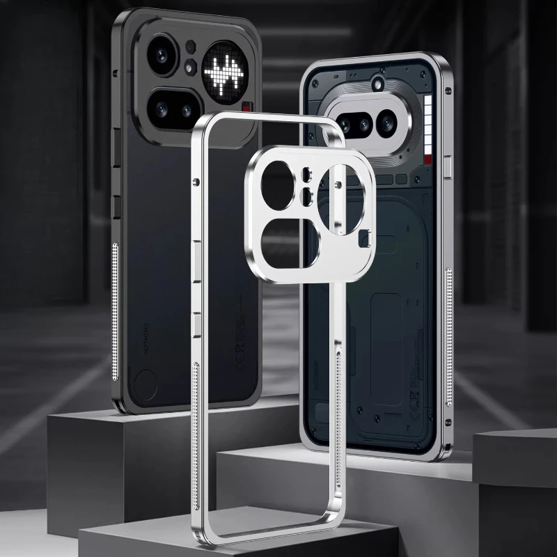 

For Nothing Phone 4A Pro Detachable Metal Camera Protect Ultra-Thin Case For Nothing Phone 4 A Pro Metal Frame Shockproof Bumper