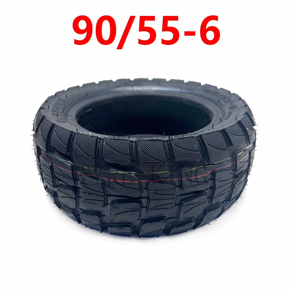 Electric Scooter Parts 90/55-6 Thickened City Tubeless Tyre 10 Inch 90/55-6 Off-road Vacuum Tire