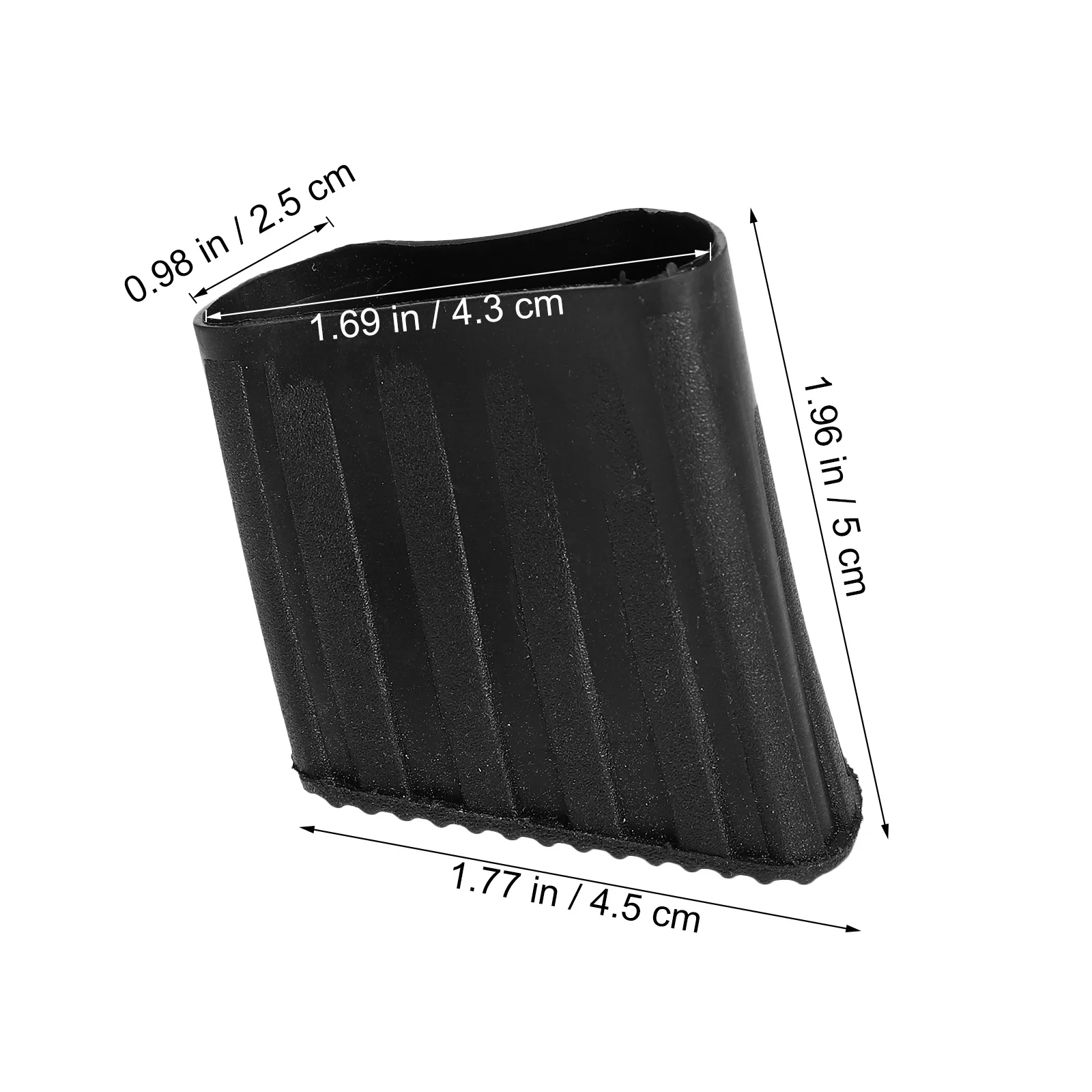 سلم قدم حامي 2 قطعة منصات مطاطية معزولة مكافحة زلة الساق يغطي لخطوة سلم عدم الانزلاق القدم الأكمام ل سلم قابل للطي