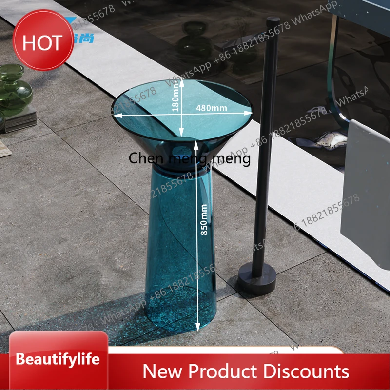 

zq10 Column basin Transparent art basin Bathroom Color floor type integrated hand wash basin