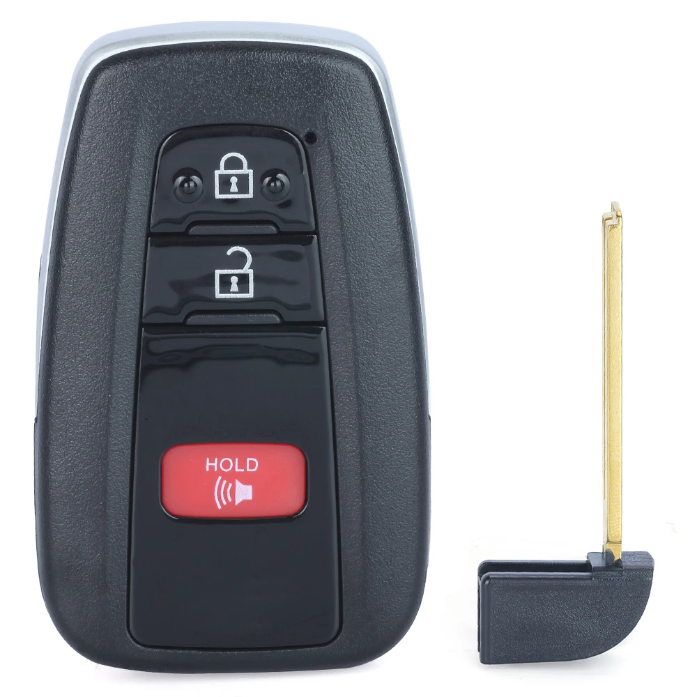 KEYECU 231451-0351 mando a distancia inteligente Fob 314,3 MHz para Toyota RAV4 Camry Highlander Prius Avalon 2018 2019 2020 2021 HYQ14FBC