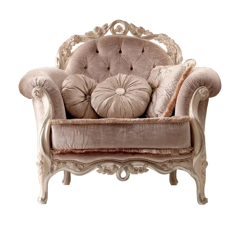 

Европейский диван, комбинированный диван для гостиной, диван с резьбой по дереву, французская вилла, роскошный тканевый диван 123.