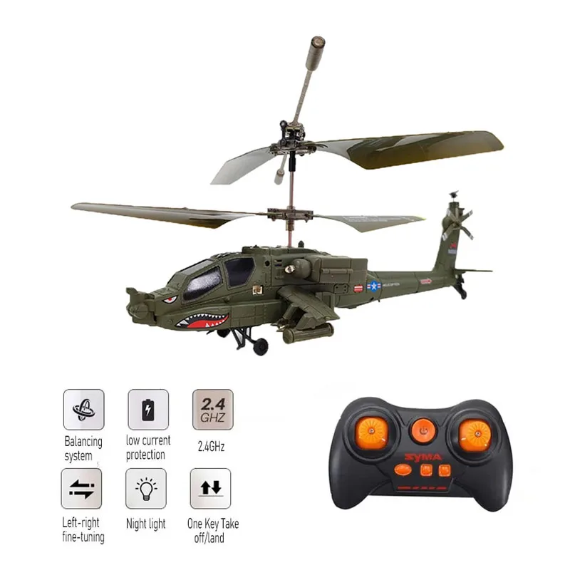 S109h/s111 Twin Paddle Helicopter Multi Functional Remote Control Aircraft Children's Toysparent Child Interaction Indoor Flying