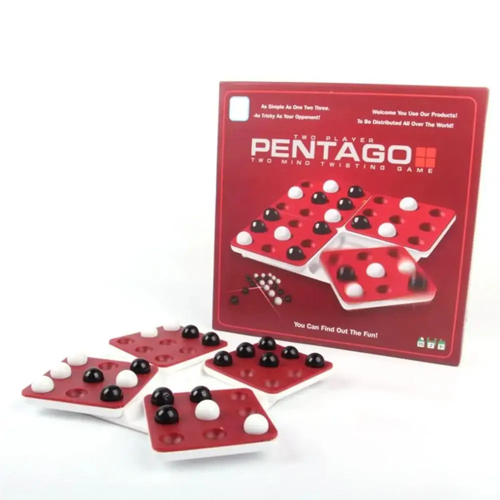 

Interesting Plastic Five-in-a-row Logic Practice Prop Intelligence Toy Board Game Desktop Game Rotating Gomoku Family