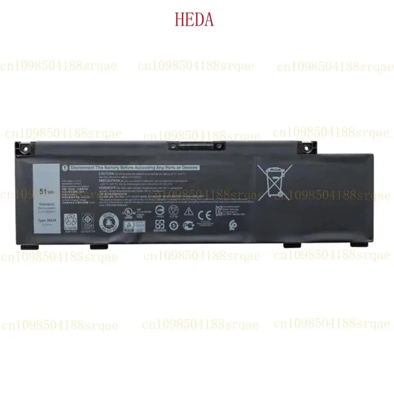 Nueva batería 266J9 para DELL Ins 14-5490-D2625S Ins 15PR-1745W Ins 15PR-1845W