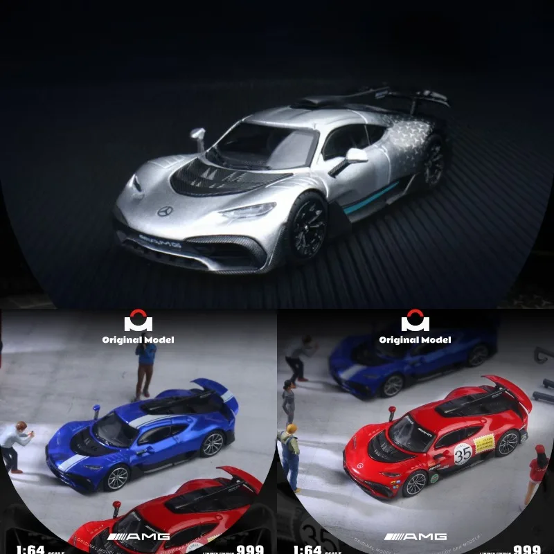

Оригинальная модель x Time Micro 1:64 AMG One, литая под давлением модель автомобиля из сплава, подарок на фестиваль мальчика, коллекционное украшение для взрослых.