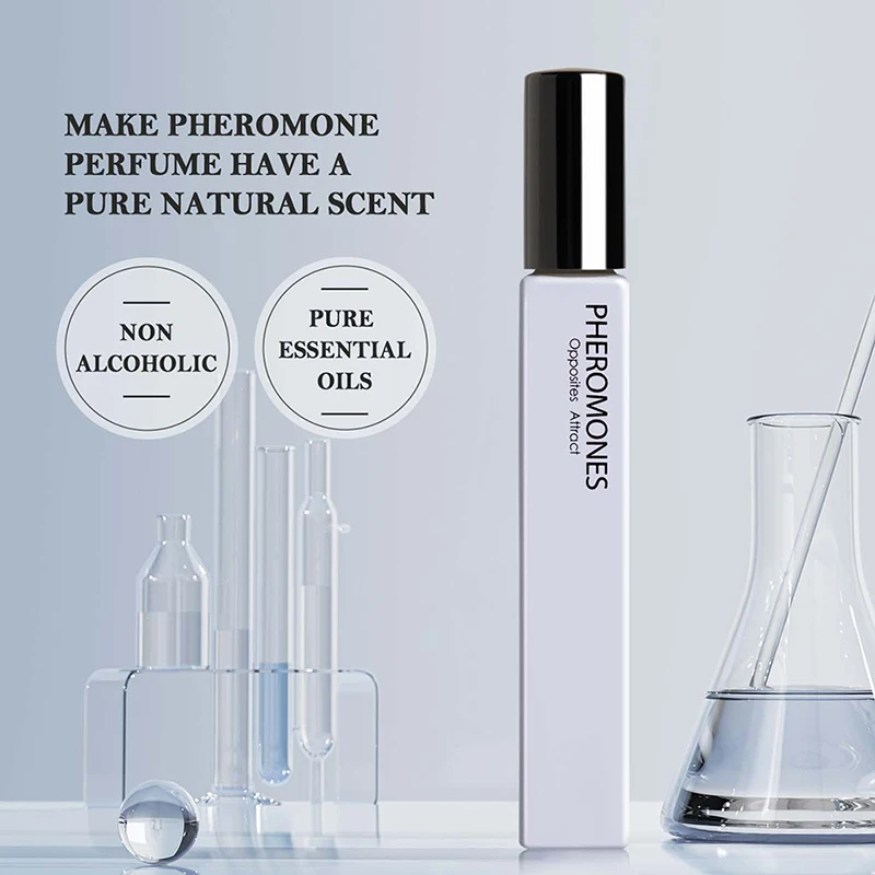 Perfume feminino de feromônio - Colônia de óleo essencial, aroma floral doce e frutado, melhora a atratividade, confiança e charme.