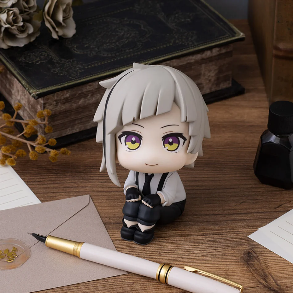 Nouveau megahouse look up bungou chiens vadios dazai osamu nakajima atsushi figurine jouets pvc modèle kawaii q poupée collection