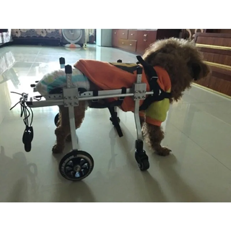 Pet hind limb disability, paralysis,dog rehabilitation vehicle, animal assistance bracket, four-wheel scooter