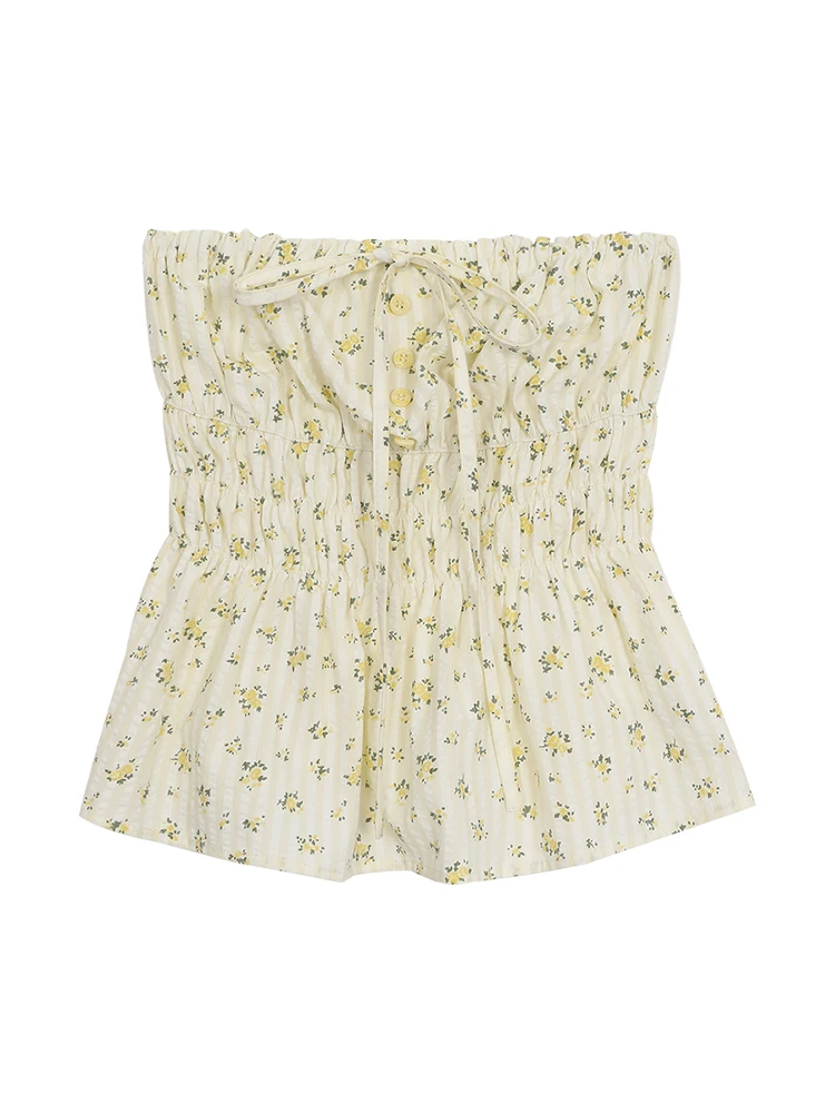 

Красный жилет знаменитостей, женский облегающий топ с цветочным принтом, летняя уличная одежда, смесь хлопка