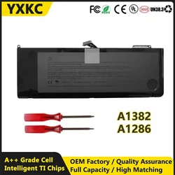 Replacement Laptop Battery 10.95V 77.5W YB1382 A1382 for Apple Macbook Air Pro A1382 A1286 MC721 MC723 MC322 MC318 MD103 MD104