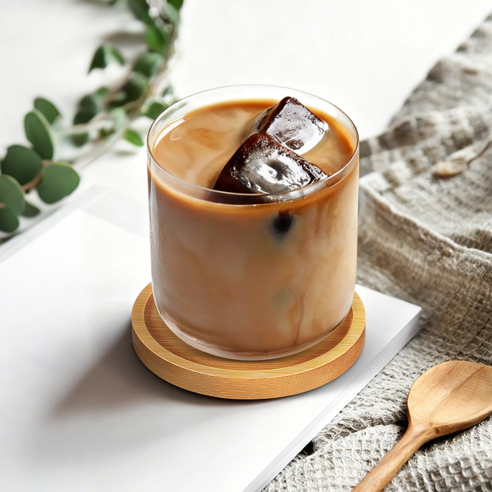 

6Pcs Mosaic Coasters Handmade Craft Kit for Safe Thick Trivets for Hot Pots and Pans Aesthetic Cup Mats Decorative