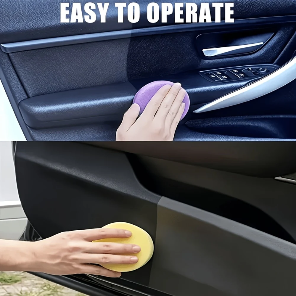 Vehicle Plastic Rubber Repair Paste - Prevents Fading And Oxidation - Bright Black Paste Suitable for Car Body And Interior, Ide