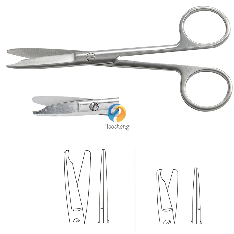 Professional Littauer Spencer Stitch Scissor 12cm 14cm Reusable Stitching Scissors Shears Medical Suture Veterinary Instruments