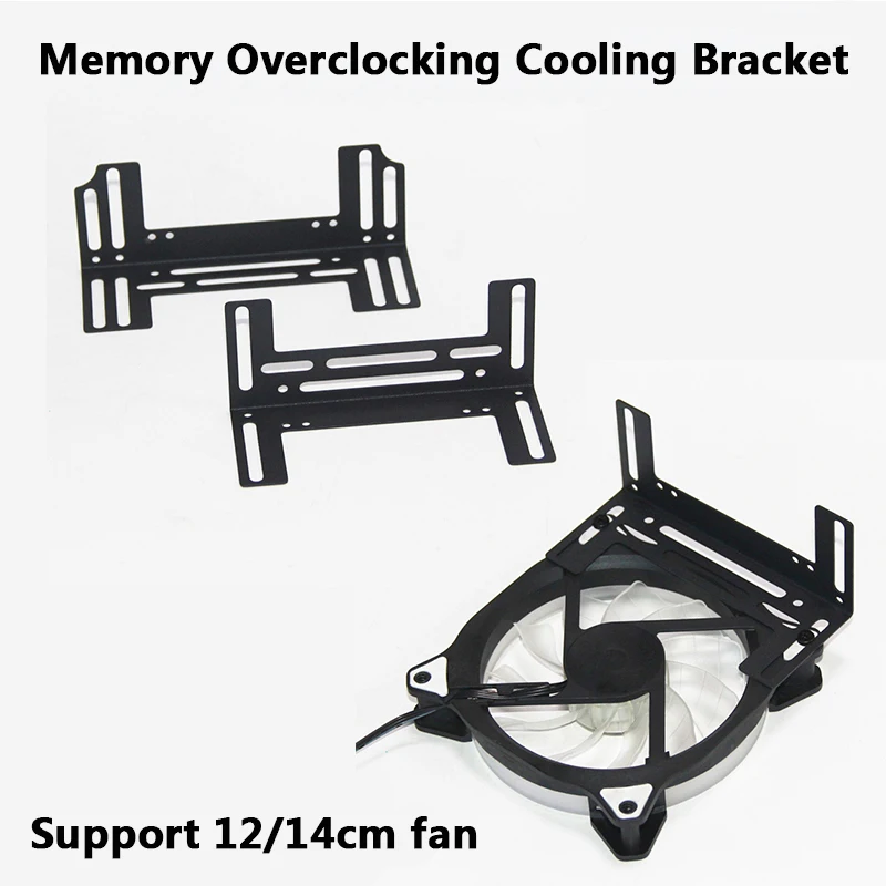 Ventilador de refrigeração suporte memória overclocking chassi placa gráfica memória cpu placa de disco rígido rack refrigeração 12cm14cm ventilador