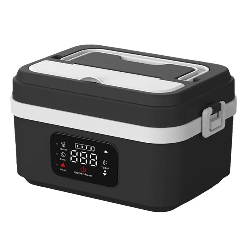 

AS60-Wireless Heating Cordless Electric Lunch Box Portable Rechargeable No Water Needed For Work US Plug
