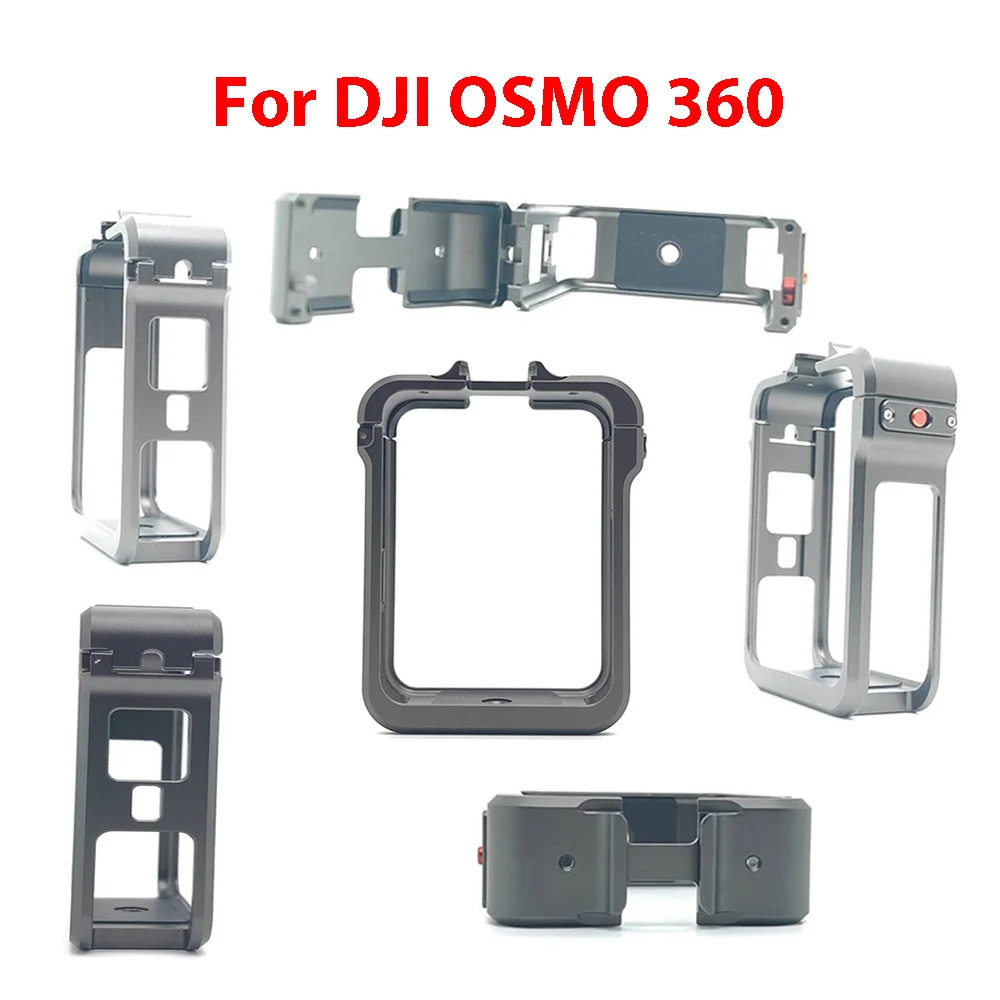 ل DJI OSMO 360 المغناطيسي الإفراج السريع أرنب قفص الإطار سبائك الألومنيوم إطار مقاوم للصدمات الحذاء البارد جبل الملحقات
