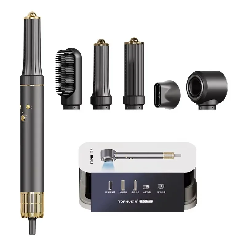 

【2026】Hair Dryer Brush With 110,000 RPM High-Speed Negative Ionic Blow Dryer, Automatic Curling Iron, 6 in 1 Hot Air Styler Hair