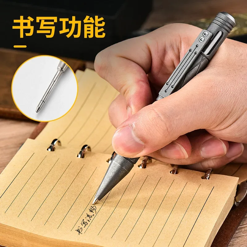 EDC Titanium Alloy Pen With Collection Writing Multi-functional Portable Outdoor EDC Tools