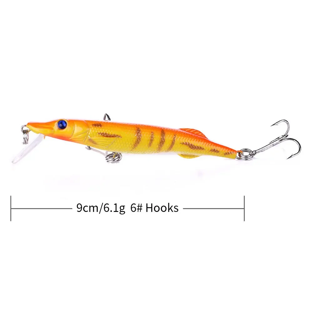 9cm 6.1g Minnow Fishing Lure Hard New Bait Mino Wobbler Quality Jerkbaits Carp Isca esca artificiale Predator Fishing affronta