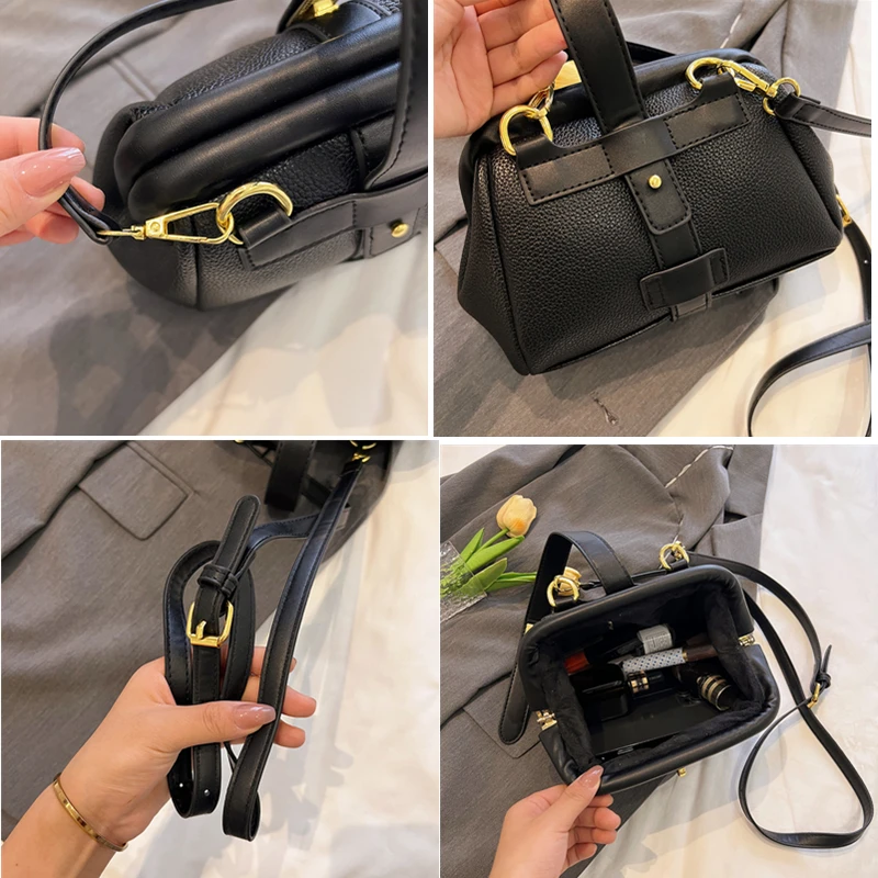 Brand Women Evening Bag Luxury PU Leather Shoulder Crossbody Bags With Short Handle 2023 Luxury Designer Female Small Handbag