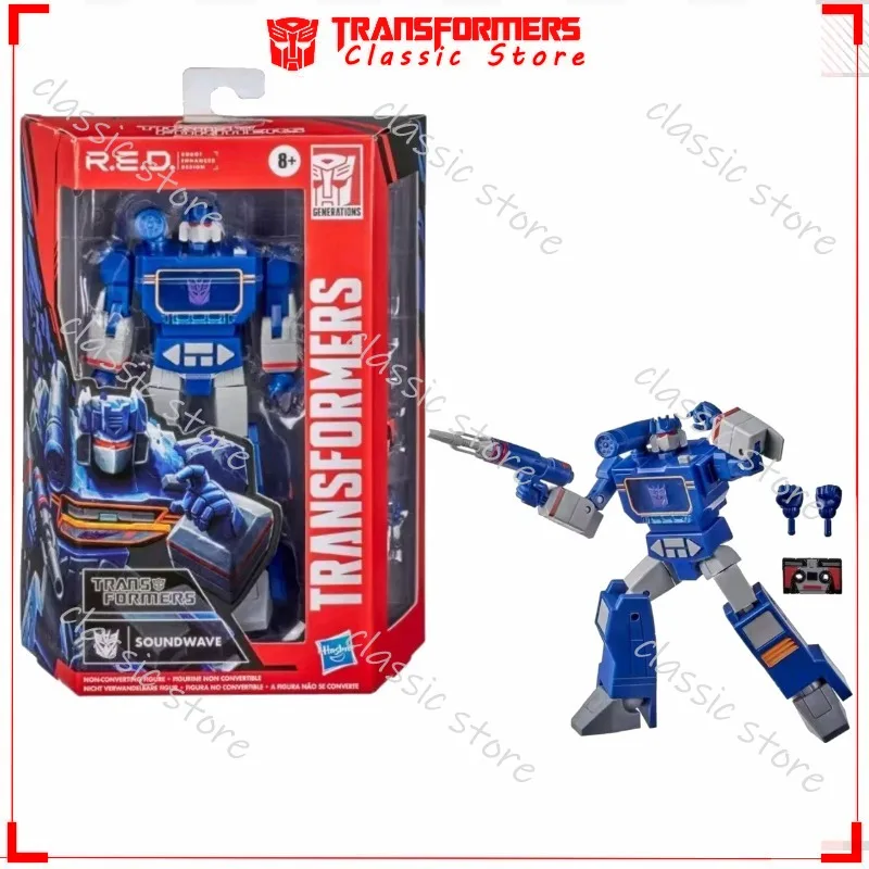 Auf Lager Classic Transformers Toys R.E.D. Serie Optimus Prime Megatron Soundwave Nicht verformbare Actionfiguren zum Sammeln