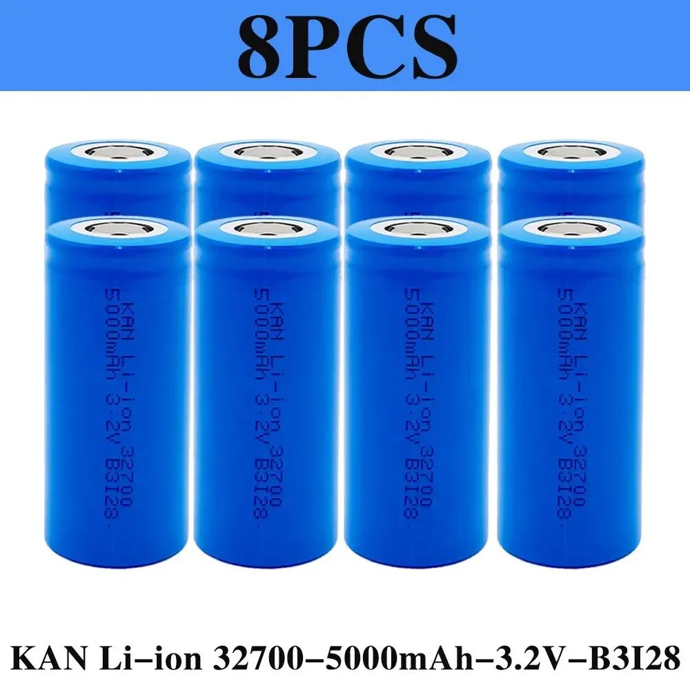 100% Original 32700 5000mAh 3.2V Lifepo4 Rechargeable Battery, Professional Lithium Iron Phosphate Power Battery 5ah