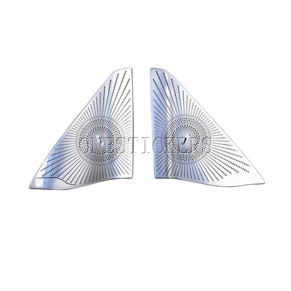 For Mercedes Benz E Class W212 2009-2015 Car Styling Accessories Door Window A Pillar Triangle Tweeter Audio Speaker Cover Trim