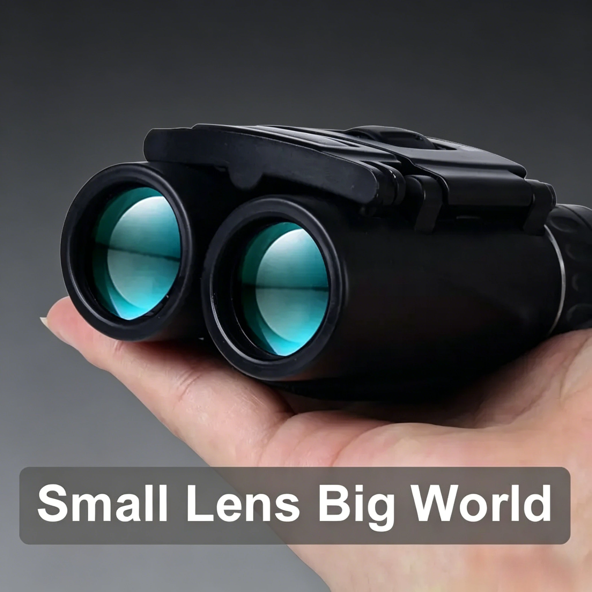 NEW 40x22 HD Powerful Binoculars - 2000M Long Range Folding Mini Telescope with BAK4 FMC Optics for Hunting & Outdoor