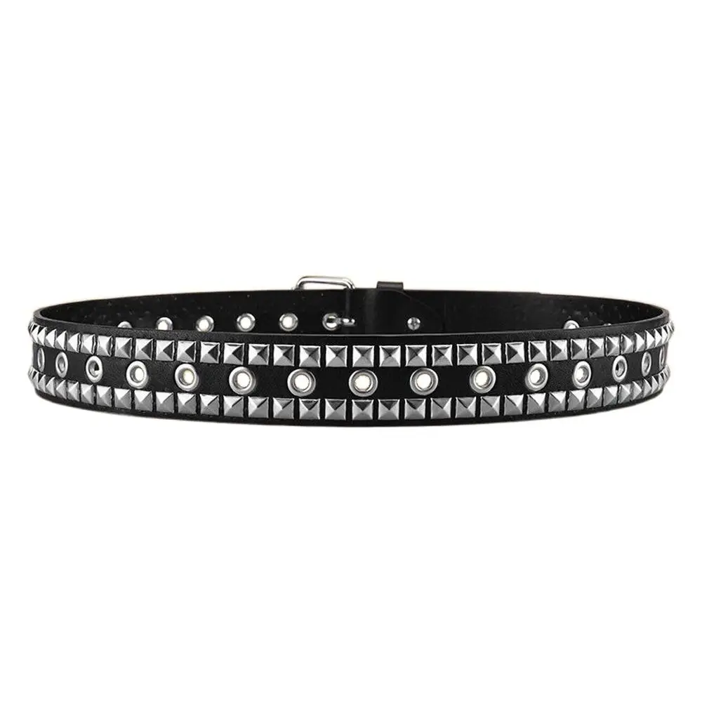 أزياء المرأة دبوس مشبك برشام حزام تصميم فاخر ريترو الأعمال حزام الخصر عارضة فاسق زنار يقترن مع التنانير الجينز #5