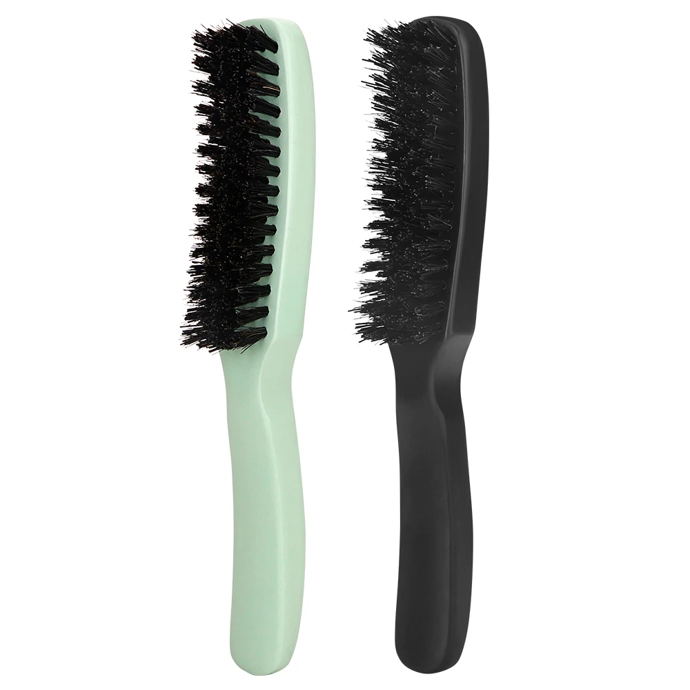 Cepillo para Barba de Hombre con Cerdas de Nylon, Peine para Peinar el Cabello, Mango Antideslizante, Herramienta de Peluquería y Aseo para Barbería