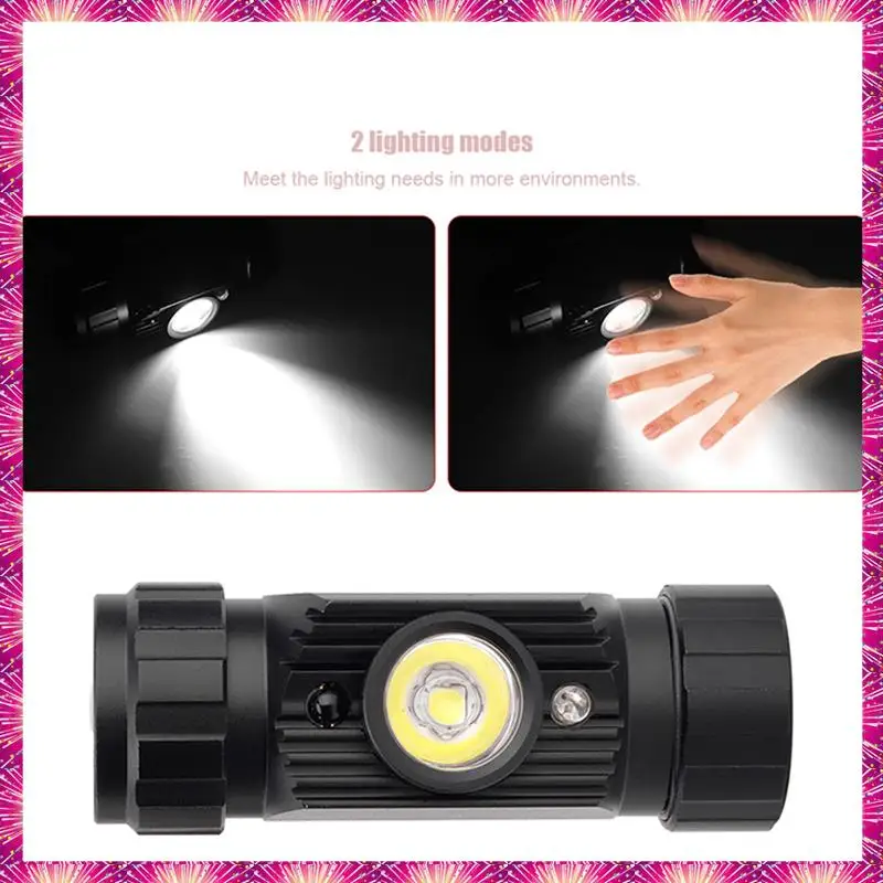 LUWEI Led Rechargeable Headlight,Motion Sensor Adjustable Headband Headlight For Adults Outdoor Camping Running Riding Durable