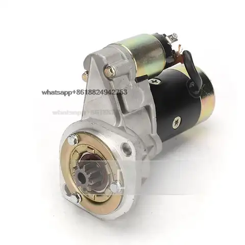 하이 퀄리티 굴삭기 스타터 모터, 24V, 2 홀, 9 톱니, 3.5KW, 4JG1