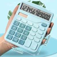 12 Digits Electronic Calculator Solar Calculator Dual Power Supply Calculator for Home Office School Financial Accounting Tools 4