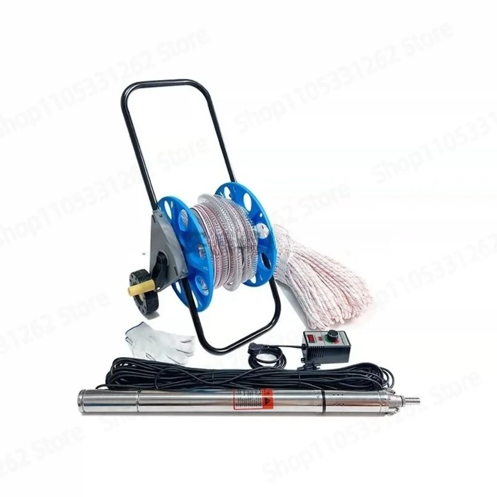 Stainless Steel Deep Well Sampler, Electric Pump for Well Washing and Water Quality Collection