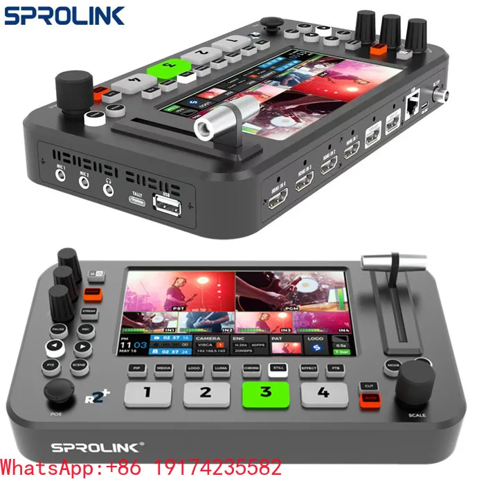 R2 Plus With USB 3.0 Multi-Cameras Compatible Inputs Mixer Switcher Hd Mi Switcher Sprolink Neolive R2 Plus