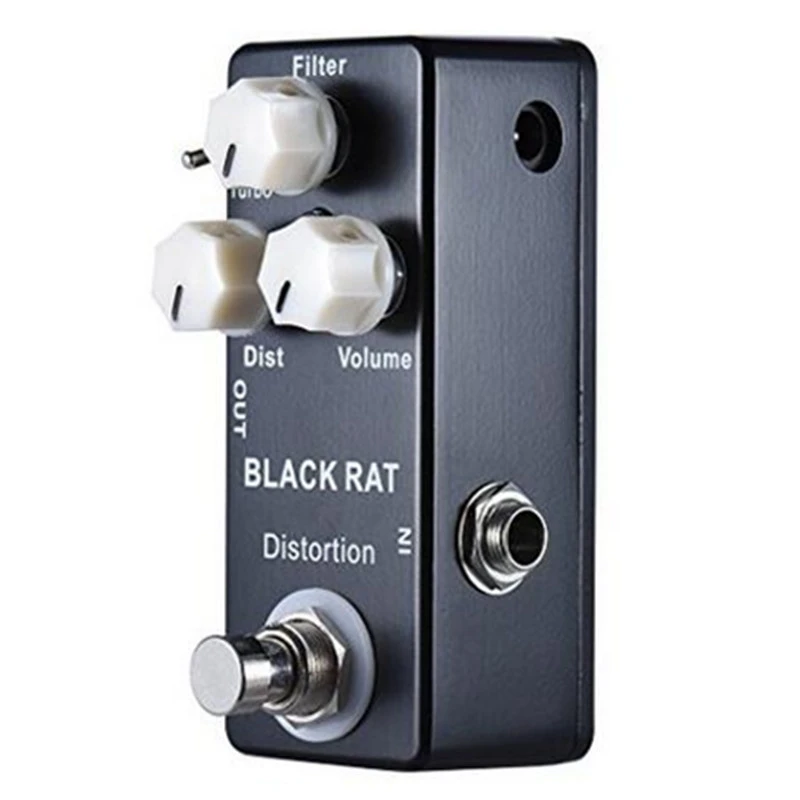 

Мини-педаль для гитары MOSKYAUDIO BLACK RAT distortion