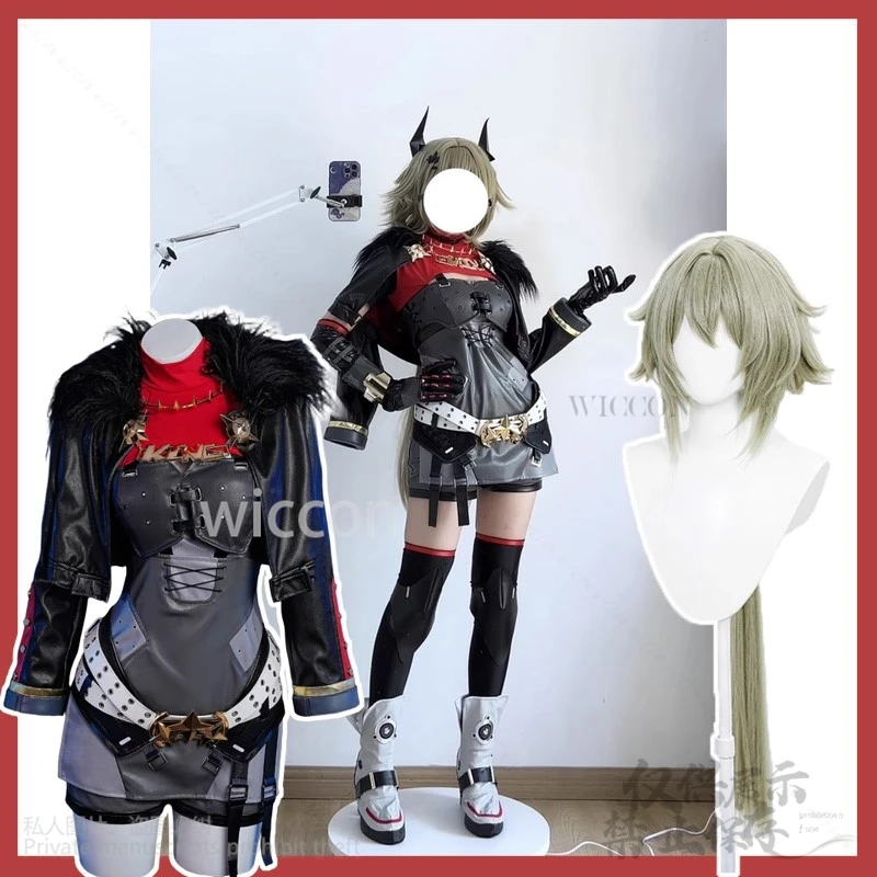 

Аниме игра Zenless Zone Caesar Zero Косплей Король Костюм Игра Униформа Парики Пальто Аксессуары Хэллоуин Вечеринка Женщина Индивидуальные