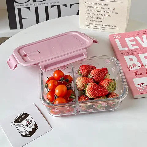 10 best sales गुलाबी लंच बॉक्स - №1