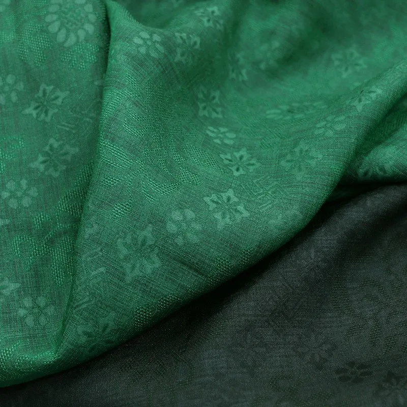 

New Chinese-style silk fabric with double-sided different colors jacquard patterns and intangible cultural heritage Xiangyunsha