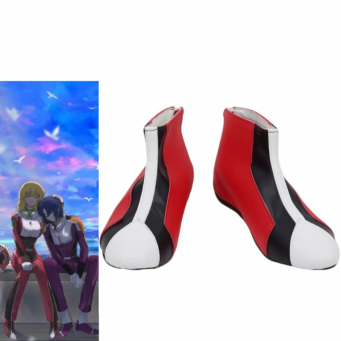 

Cagalli Yula Athha Cosplay Shoes Boots Game Anime Carnival Halloween