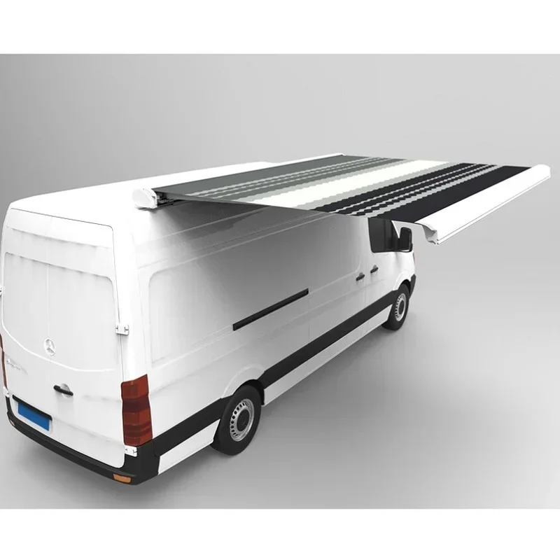 Full Cassette Retractable Aluminum RV Roof Awnings