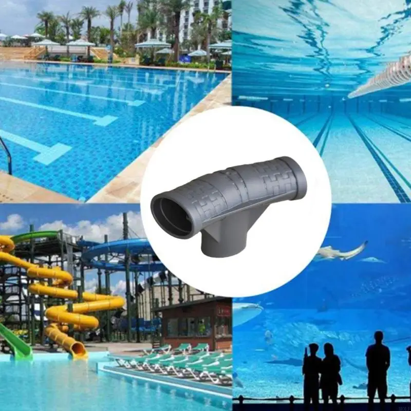 Adaptador manguera piscina con junta en T MOLF, extensores conectores manguera para piscina con junta en T para