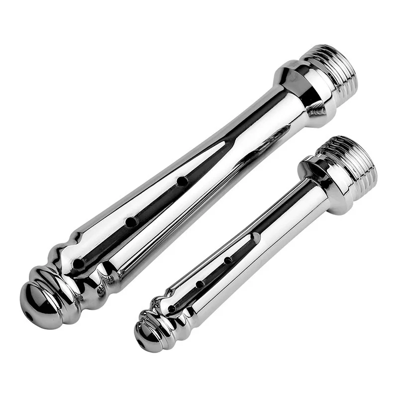 New Stainless Steel Metal Anal Cleaner Bidet Faucets Rushed Anal Douche Shower Cleaning Enemator Enema Butt Plugs Tap Adult